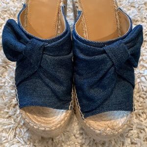 Marc Fisher wedge slip-ons.